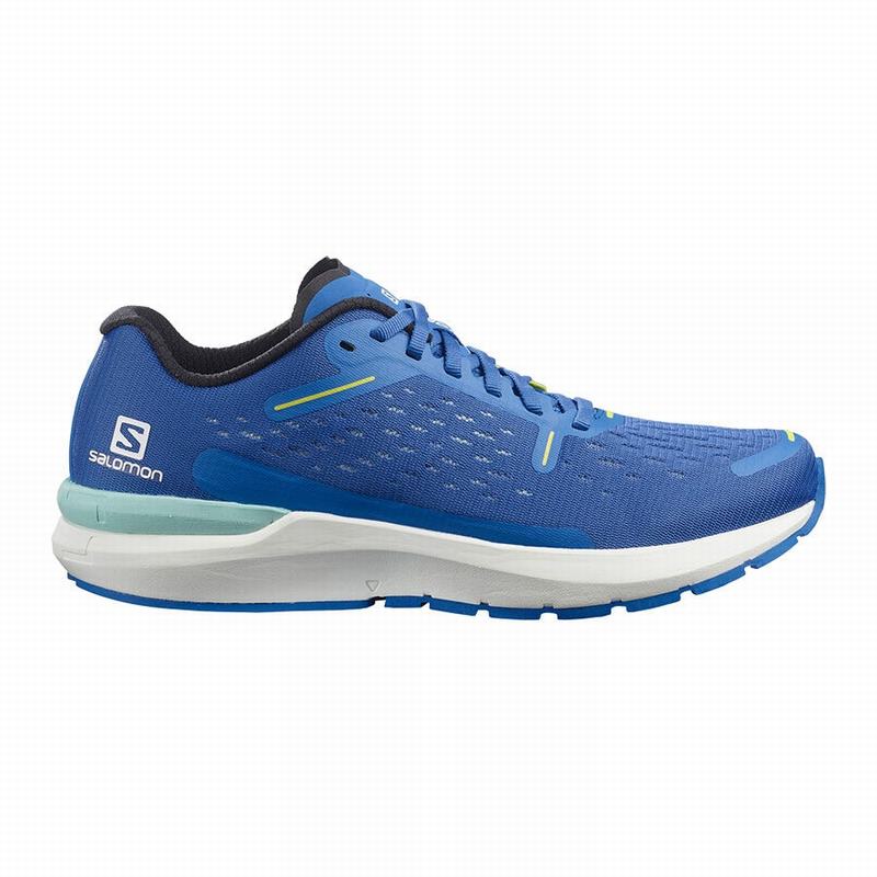 Salomon Israel SONIC 4 BALANCE - Mens Road Running Shoes - Blue/White (ULWJ-28971)